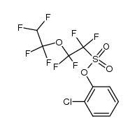 2-chlorophenyl 1,1,2,2-tetrafluoro-2-(1,1,2,2-tetrafluoroethoxy)ethanesulfonate Structure