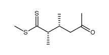 dimethyl-2,3 oxo-5 hexanedithioate de methyle Structure