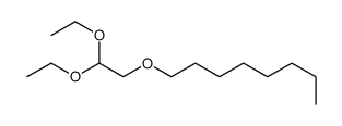 1-(2,2-diethoxyethoxy)octane Structure