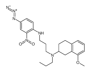 8-methoxy-2-(N-n-propyl-N-3-(2-nitro-4-azidophenyl)aminopropyl)aminotetralin picture