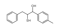 2-mercapto-1-(4-methylphenyl)-3-phenylpropan-1-ol结构式