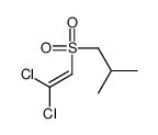 1-(2,2-dichloroethenylsulfonyl)-2-methylpropane结构式