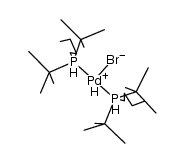 [Pd(Br)(H)(PnButBu2)2]结构式