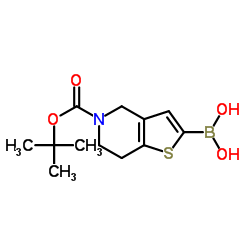 5-(叔丁氧基羰基)-4,5,6,7-四氢噻吩并[3,2-c]吡啶-2-基-2-硼酸图片