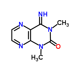 4-Imino-1,3-dimethyl-3,4-dihydro-2(1H)-pteridinone结构式