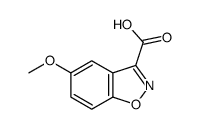 5-METHOXY-BENZO[D]ISOXAZOLE-3-CARBOXYLIC ACID structure