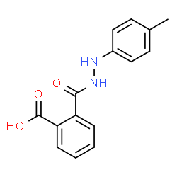 2-([2-(4-METHYLPHENYL)HYDRAZINO]CARBONYL)BENZENECARBOXYLIC ACID Structure