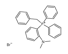 benzyl[2-(N,N-dimethylamino)phenyl]diphenylphosphonium bromide结构式