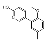 5-(2-methoxy-5-methylphenyl)-1H-pyridin-2-one Structure