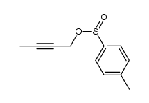 but-2-ynyl 4-methylbenzenesulfinate Structure