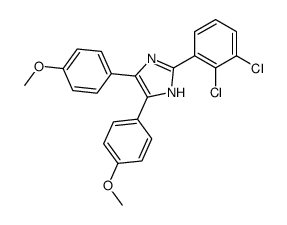 2-(2,3-dichlorophenyl)-4,5-bis(4-methoxyphenyl)-1H-imidazole Structure