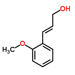 (2E)-3-(2-Methoxyphenyl)-2-propen-1-ol Structure