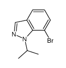 1H-Indazole, 7-bromo-1-(1-Methylethyl)-结构式