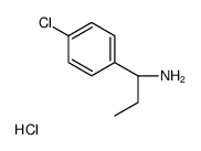 (S)-1-(4-chlorophenyl)propan-1-amine-hcl Structure