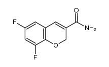 6,8-difluoro-2H-chromene-3-carboxamide结构式