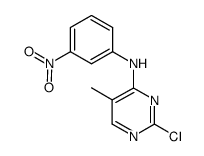 2-Chloro-5-Methyl-N-(3-nitrophenyl)pyrimidin-4-amine Structure
