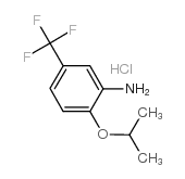 2-异丙氧基-5-三氟甲基苯胺结构式