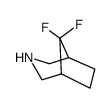 8,8-Difluoro-3-azabicyclo[3.2.1]octane Structure
