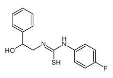 1-(4-fluorophenyl)-3-(2-hydroxy-2-phenylethyl)thiourea Structure