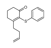3-but-3-enyl-2-phenylsulfanylcyclohex-2-en-1-one结构式