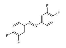 bis(3,4-difluorophenyl)diazene Structure