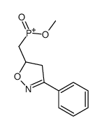 methoxy-oxo-[(3-phenyl-4,5-dihydro-1,2-oxazol-5-yl)methyl]phosphanium Structure