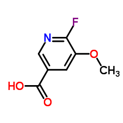 2-Fluoro-3-Methoxypyridine-5-carboxylic acid Structure