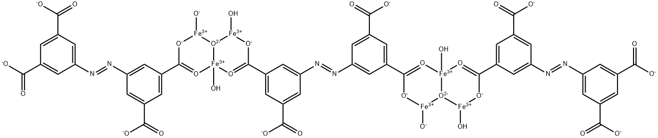 Iron azobenzene tetracarboxylic, Porous [PCN-250(Fe)], AYRSORB™ F250 Structure