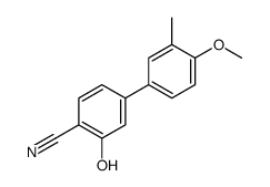 2-hydroxy-4-(4-methoxy-3-methylphenyl)benzonitrile结构式