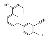 3-(3-cyano-4-hydroxyphenyl)-N-ethylbenzamide Structure