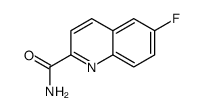 6-fluoroquinoline-2-carboxamide结构式