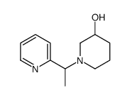 1-(1-Pyridin-2-yl-ethyl)-piperidin-3-ol structure