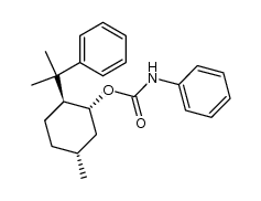 (-)-8-phenylmenthol phenylcarbamate Structure