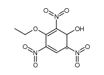 4-ethoxy-6-hydroxy-1,3,5-trinitrocyclohexa-2,4-dien-1-ide结构式