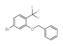 2-(Benzyloxy)-4-bromo-1-(trifluoromethyl)benzene Structure