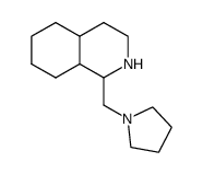 1-PYRROLIDIN-1-YLMETHYL-DECAHYDRO-ISOQUINOLINE Structure