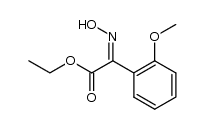 ethyl (o-methoxybenzoyl)formate oxime Structure