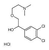 1-(3,4-dichlorophenyl)-2-[2-(dimethylamino)ethoxy]ethanol,hydrochloride结构式