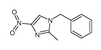 1-benzyl-2-methyl-4-nitroimidazole结构式