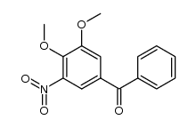 3,4-dimethoxy-5-nitrobenzophenone Structure