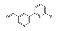 5-(6-fluoropyridin-2-yl)pyridine-3-carbaldehyde结构式