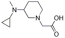 [3-(Cyclopropyl-Methyl-aMino)-piperidin-1-yl]-acetic acid Structure