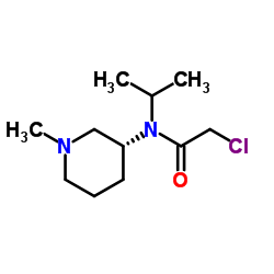 2-Chloro-N-isopropyl-N-[(3R)-1-methyl-3-piperidinyl]acetamide Structure