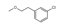 1-chloro-3-(2-methoxyethyl)benzene结构式