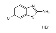 6-chlorobenzo[d]thiazol-2-amine hydrobromide结构式