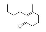 2-butyl-3-methylcyclohex-2-en-1-one Structure