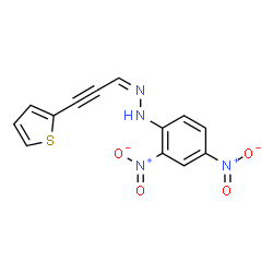 3-(2-Thienyl)propynal 2,4-dinitrophenyl hydrazone结构式