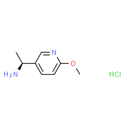 (s)-1-(6-methoxypyridin-3-yl)ethanamine hydrochloride Structure