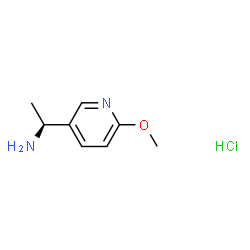 (s)-1-(6-methoxypyridin-3-yl)ethanamine hydrochloride structure