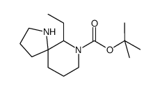 tert-butyl 6-ethyl-1,7-diazaspiro[4.5]decane-7-carboxylate结构式